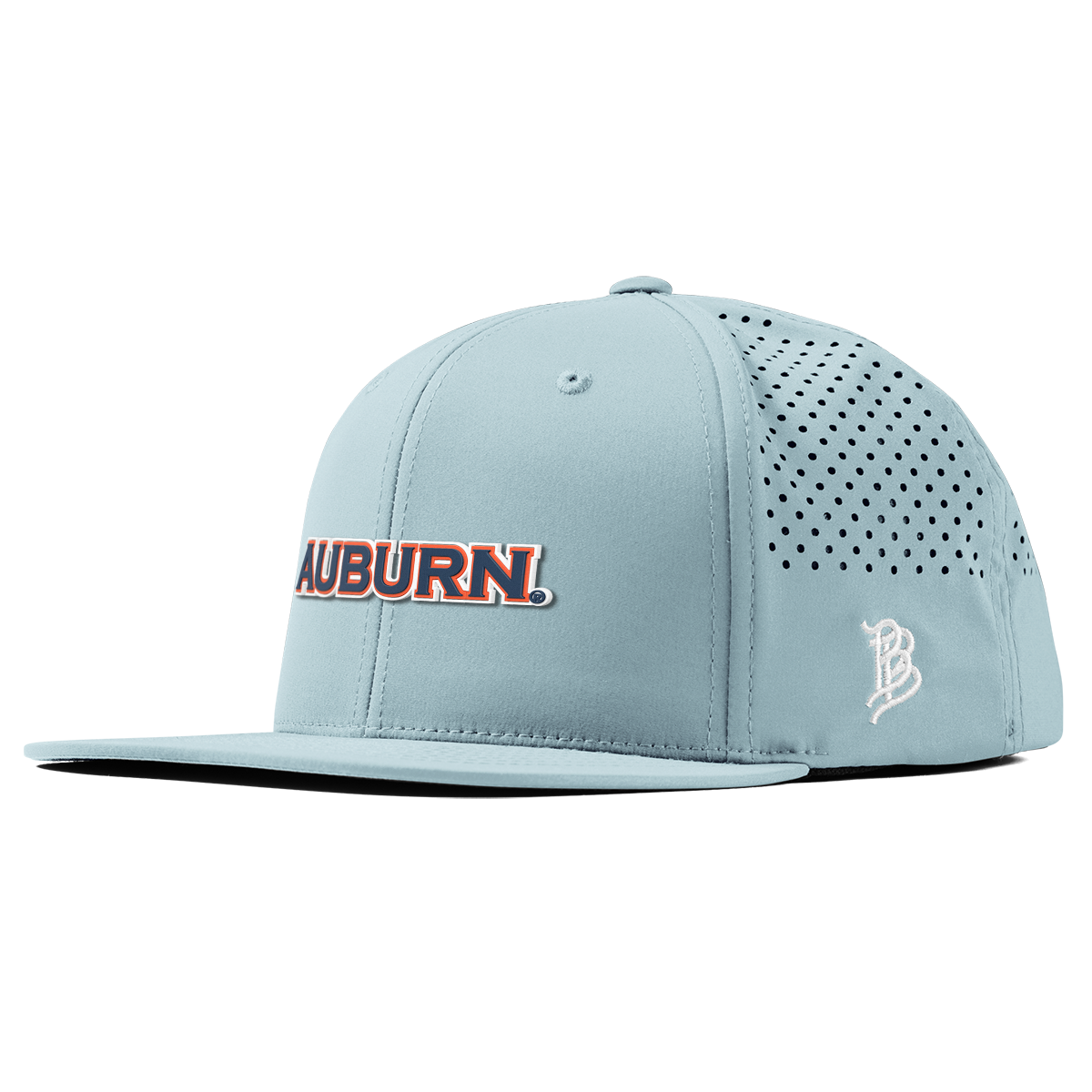 Auburn University "Auburn Block" Flat Performance Sky Blue
