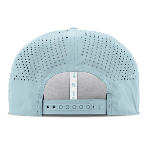 United States Naval Academy "Naval Academy Team Logo Navy" Flat Performance Back Sky Blue