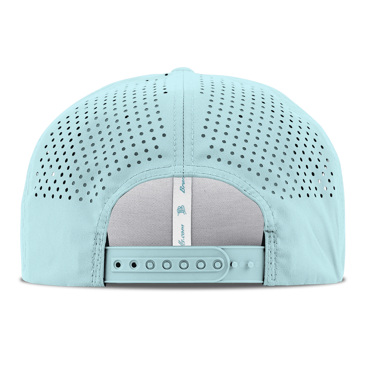 Turquoise Skull PVC Flat Performance Sky Blue