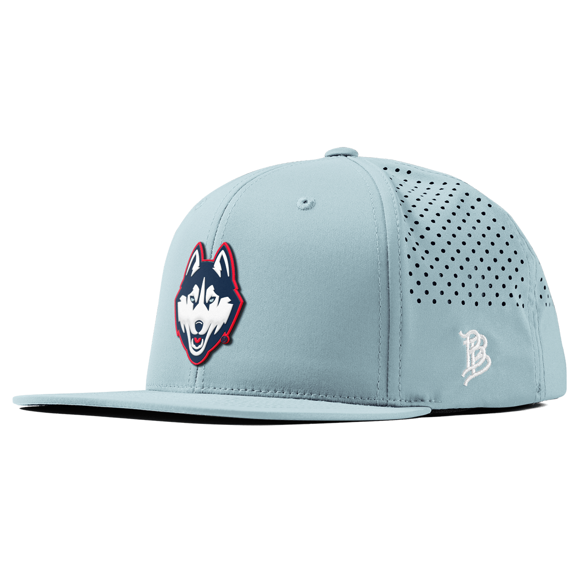 University of Connecticut "Huskies Mascot" Flat Performance Sky Blue