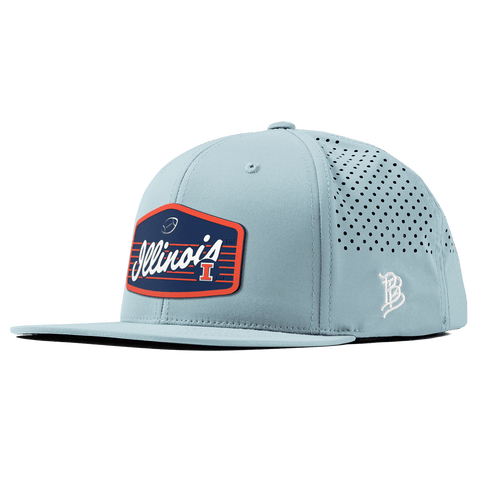 University of Illinois "Illini Football" Flat Performance Sky Blue