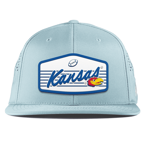University of Kansas "Jayhawks Football" Flat Performance Sky Blue