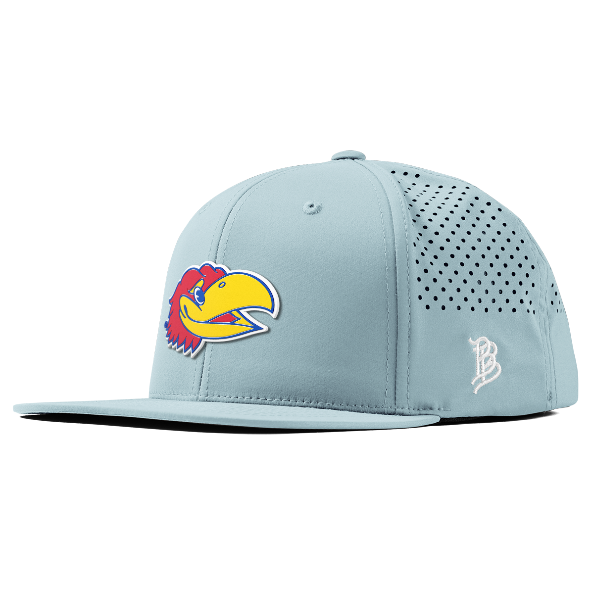University of Kansas "KU Big Jay" Flat Performance Sky Blue