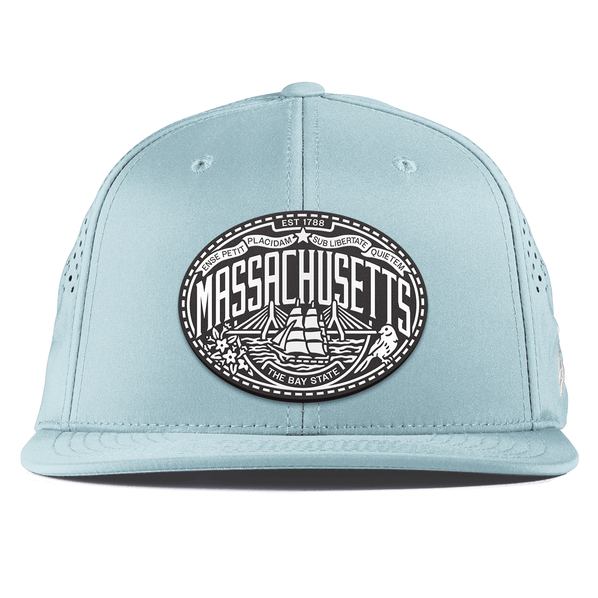 Massachusetts Traveler Flat Performance Sky Blue