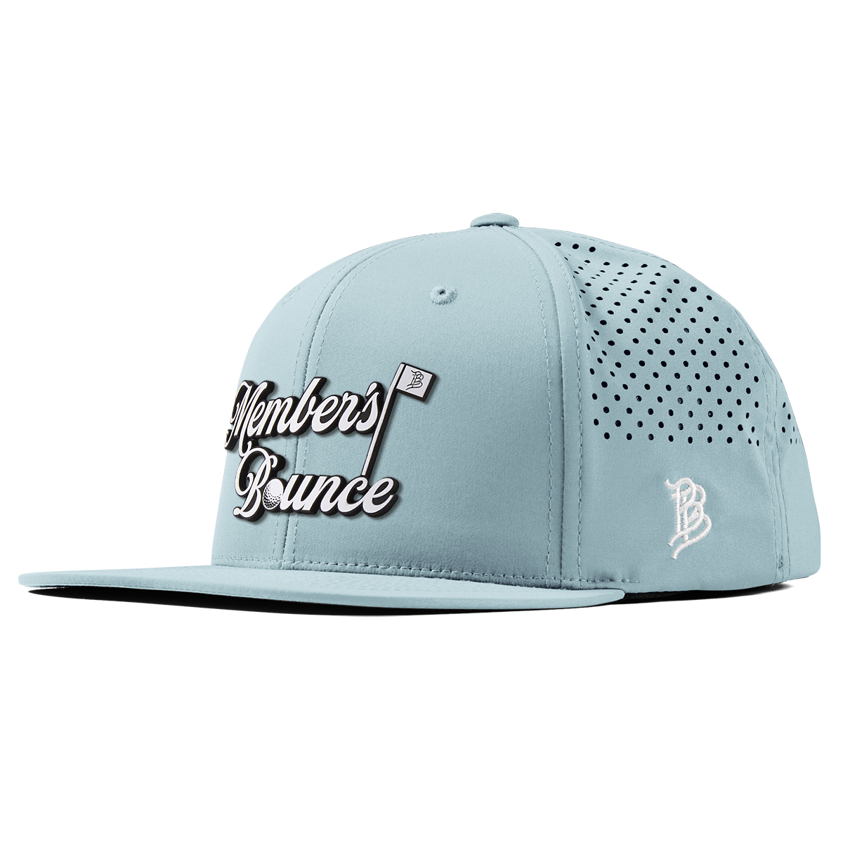 Member's Bounce Script Flat Performance Sky Blue