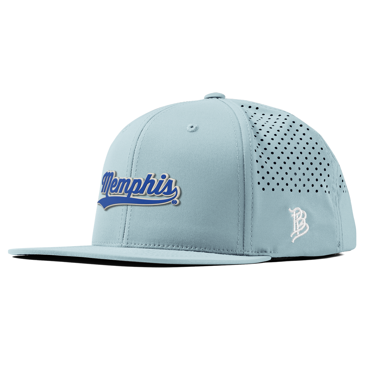 University of Memphis "Memphis Script" Flat Performance Sky Blue