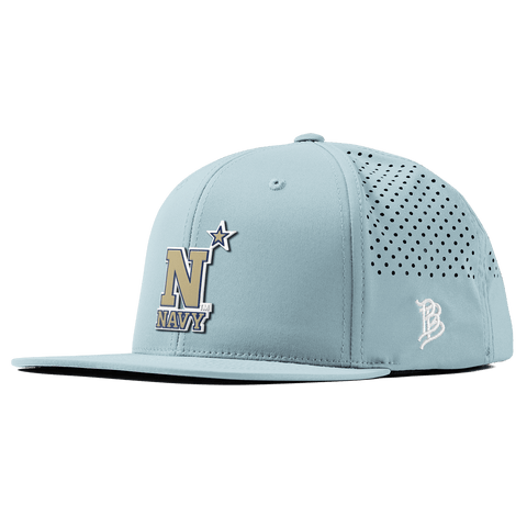 United States Naval Academy "Naval Academy Team Logo Gold" Flat Performance Sky Blue