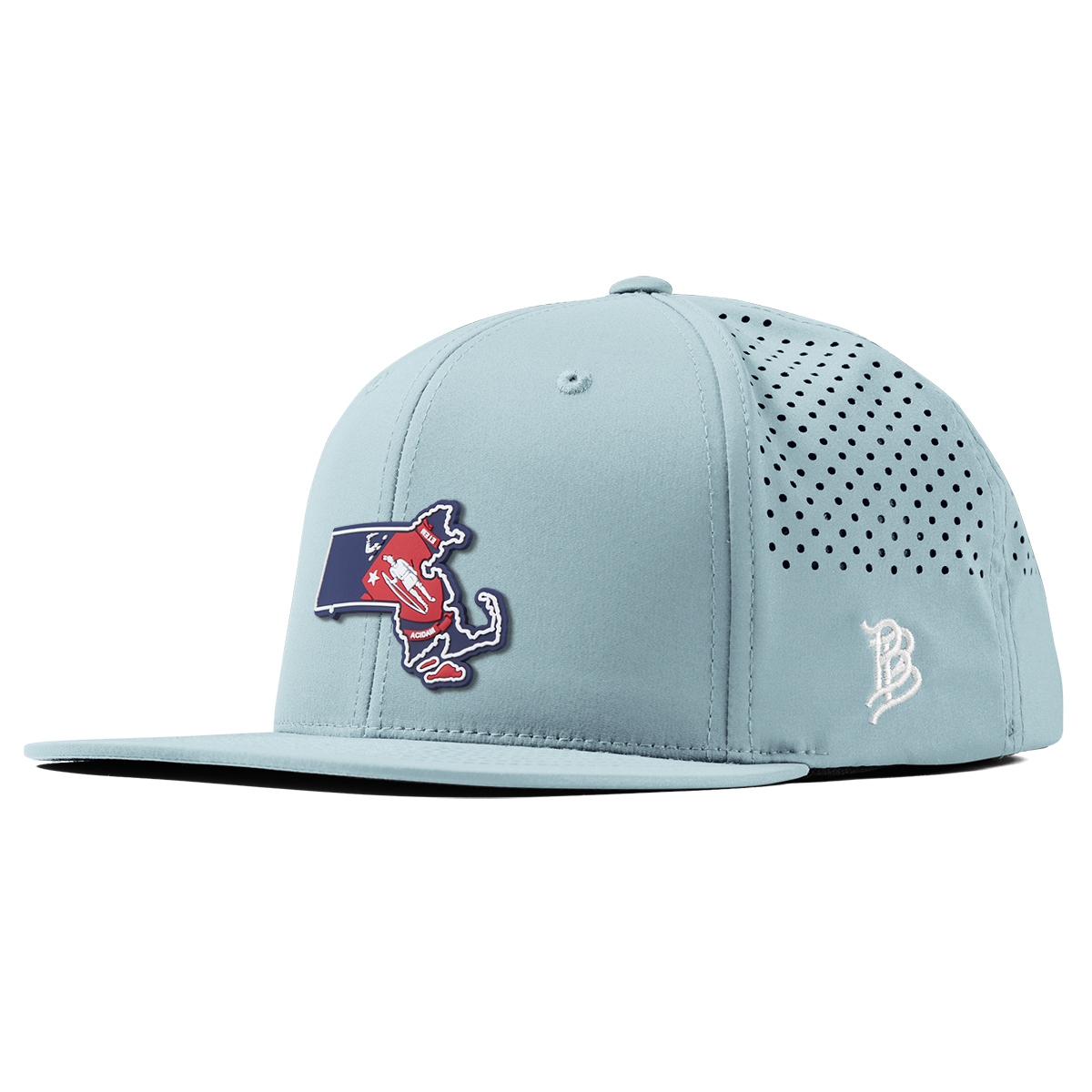 Massachusetts Patriot Series Flat Performance Sky Blue