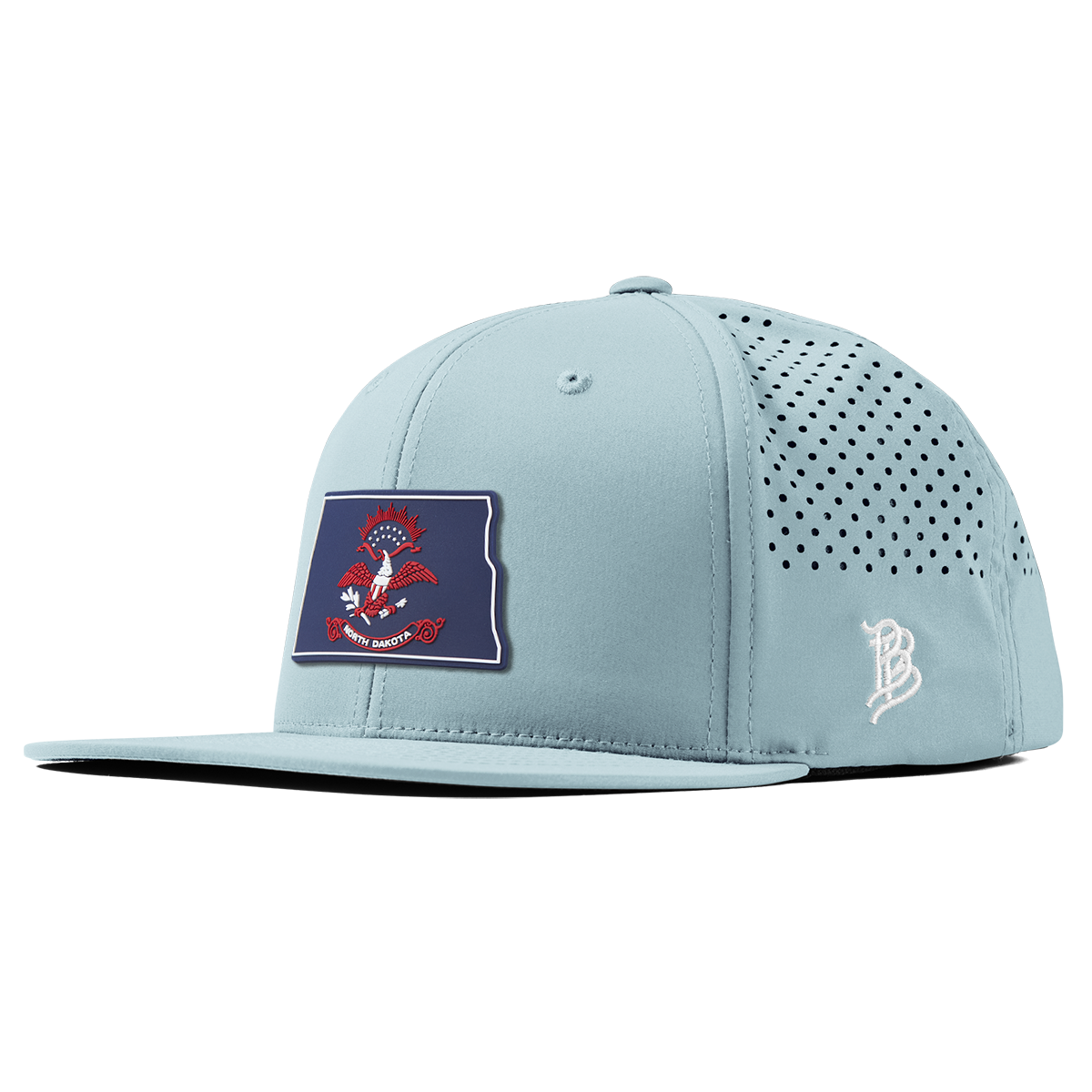 North Dakota Patriot Series Flat Performance Sky Blue
