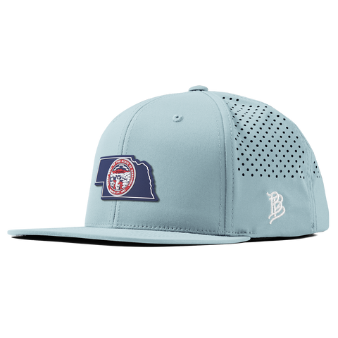 Nebraska Patriot Series Flat Performance Sky Blue