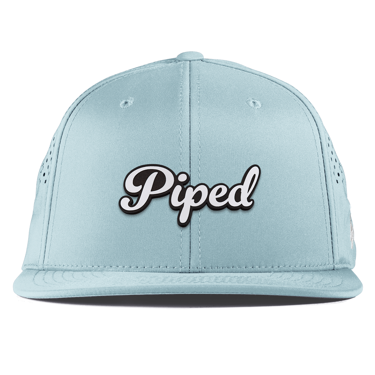 Piped Script Flat Performance Sky Blue