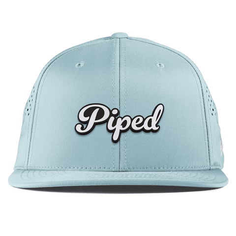 Piped Script Flat Performance Sky Blue