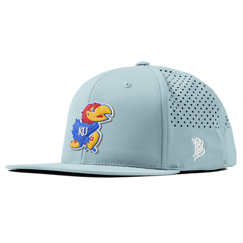 University of Kansas "Rock Chalk Jayhawk" Flat Performance Sky Blue