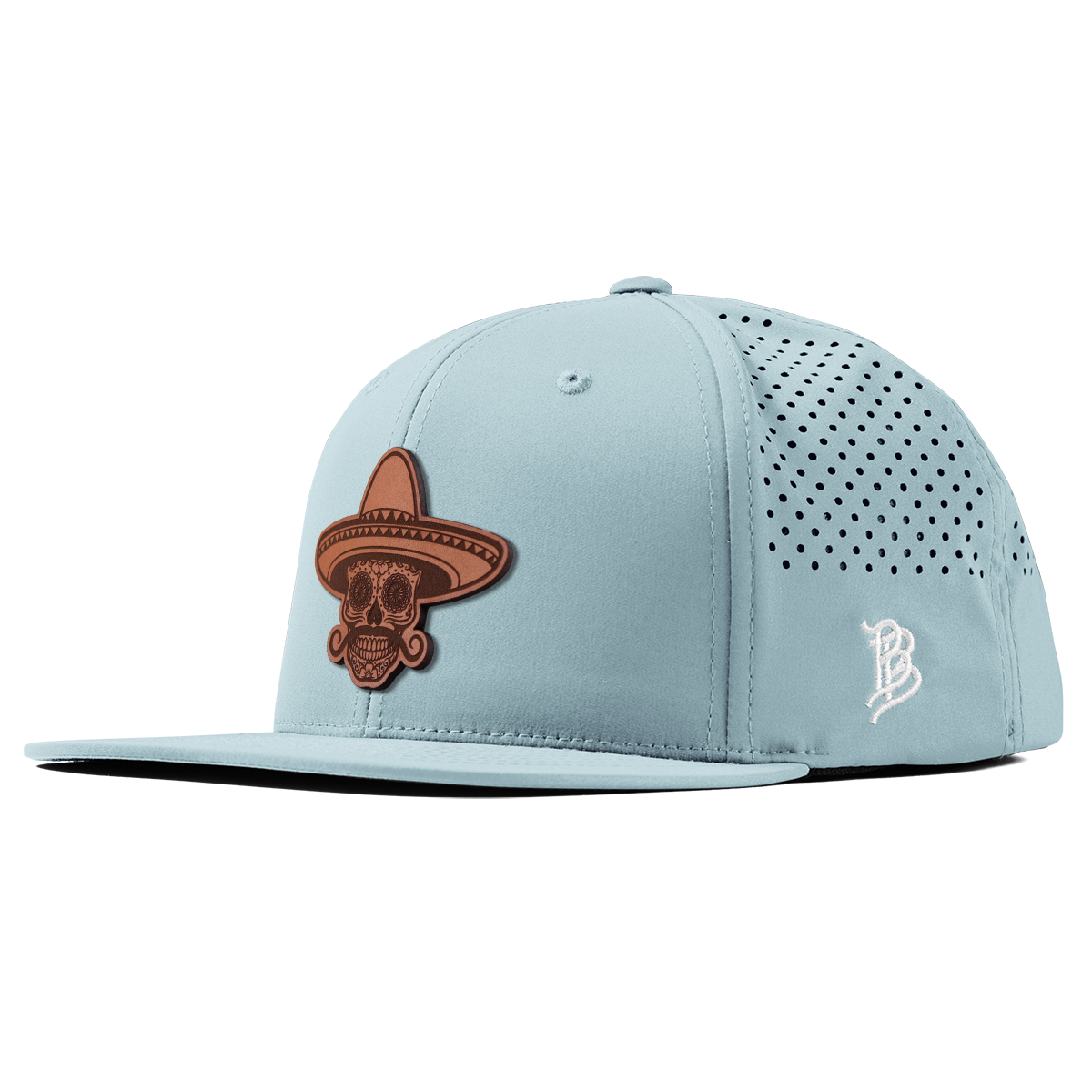 Sombrero Skull Flat Performance Sky Blue