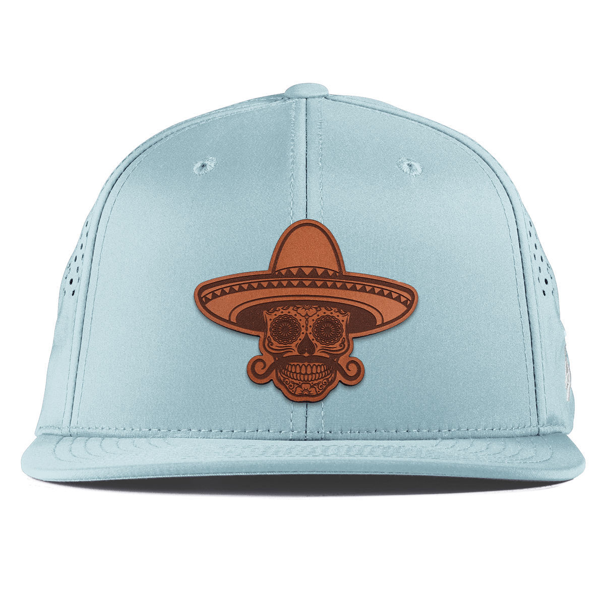 Sombrero Skull Flat Performance Sky Blue
