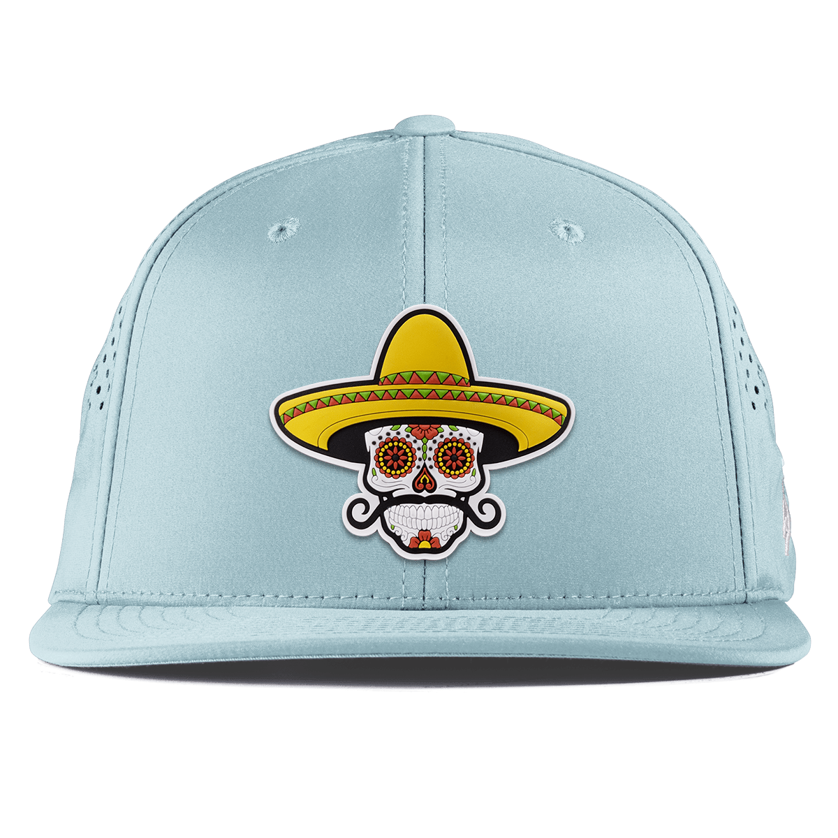 Sombrero Skull PVC Flat Performance Sky Blue