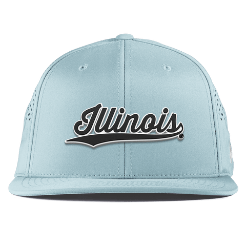 University of Illinois "Vintage Illinois Script" Flat Performance Blaze Sky Blue