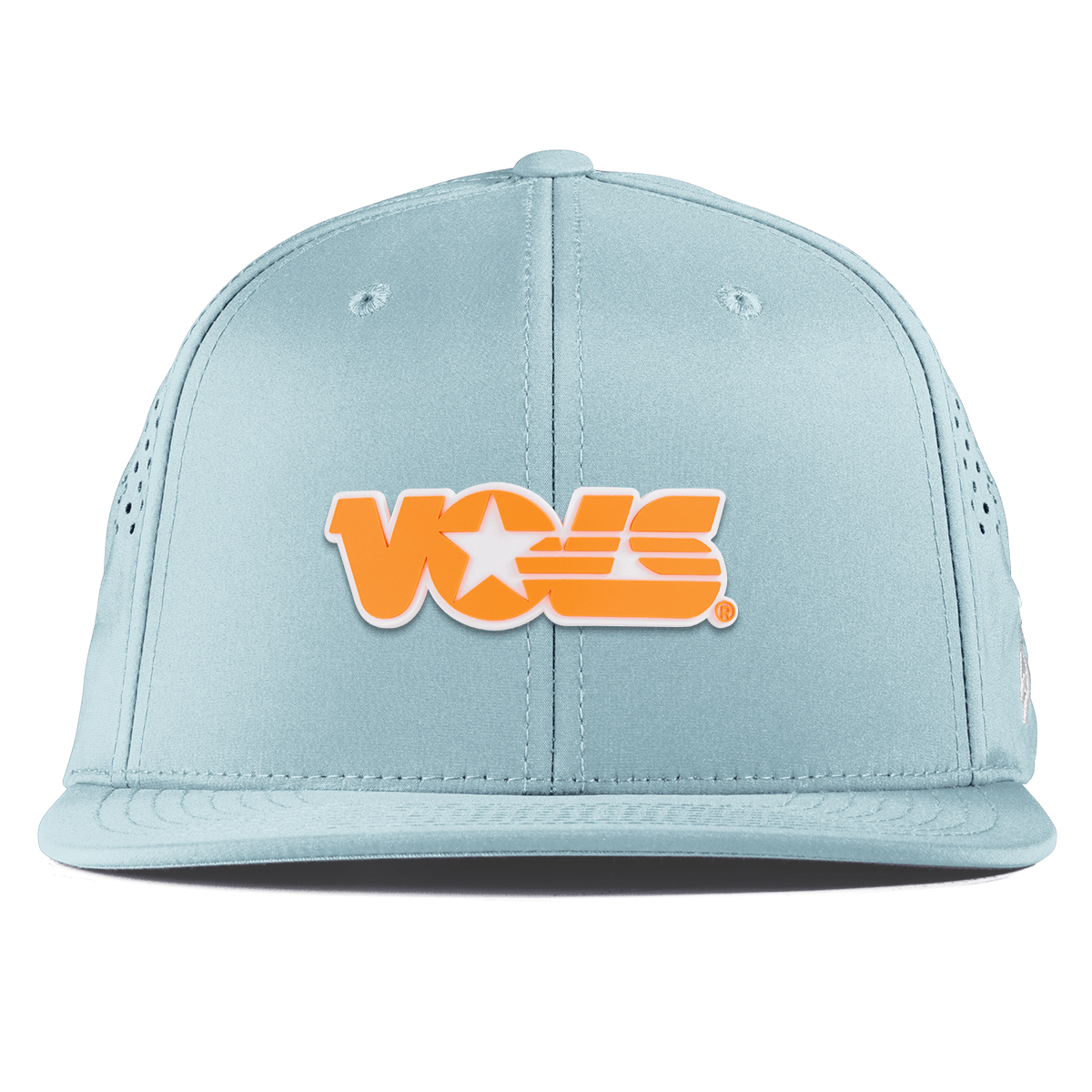 University of Tennessee "Tennessee Vols Block" Flat Performance Sky Blue