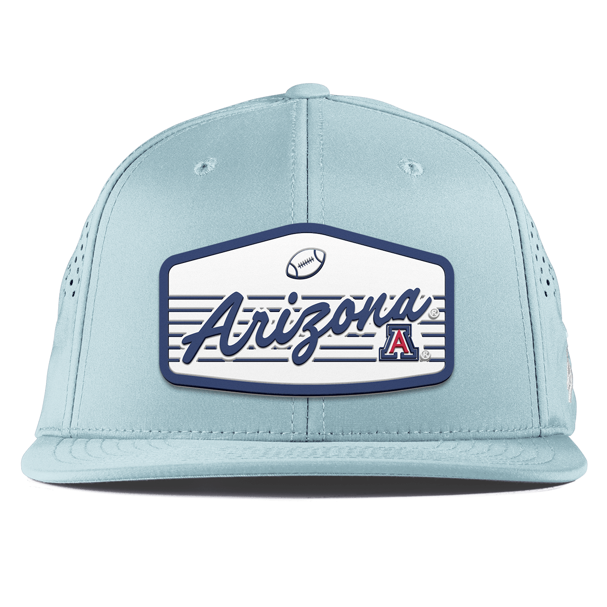 University of Arizona "Wildcats Football" Flat Performance Sky Blue