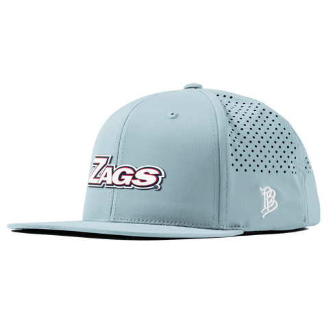 Gonzaga University "Zags Block" Flat Performance Sky Blue