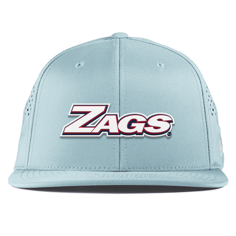 Gonzaga University "Zags Block" Flat Performance Sky Blue