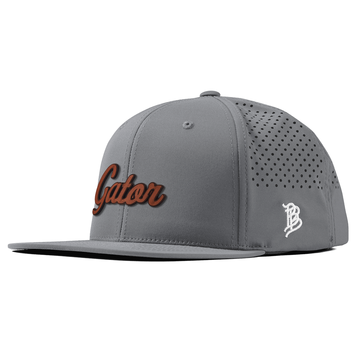 Gator Script Tan Flat Performance Slate
