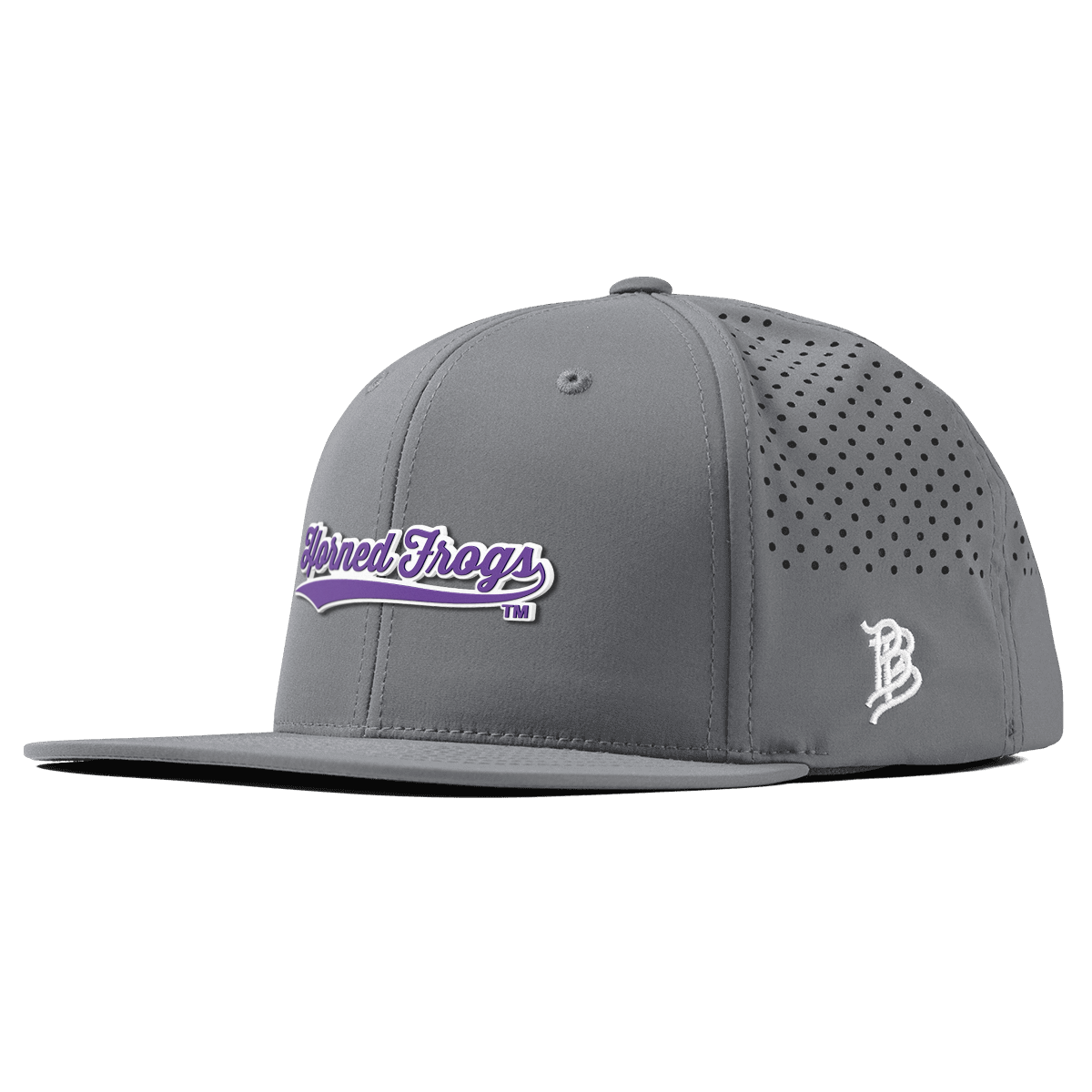 Texas Christian University "TCU Horned Frogs Scripts" Flat Performance Slate
