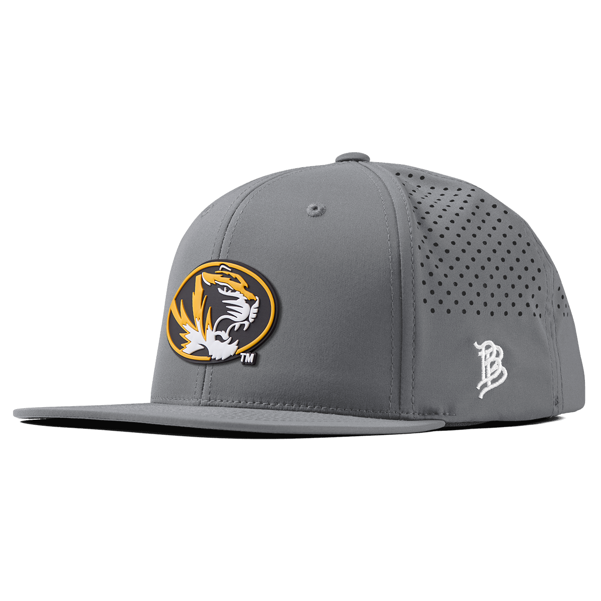 University of Missouri "Missouri Tigers Badge" Flat Performance Slate