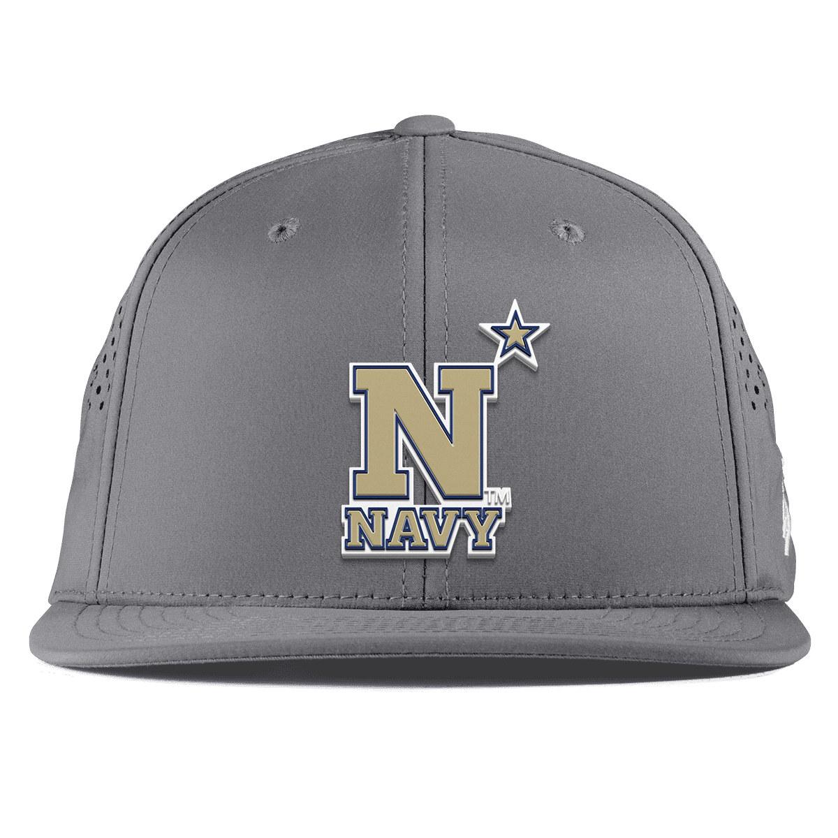 United States Naval Academy "Naval Academy Team Logo Gold" Flat Performance Slate