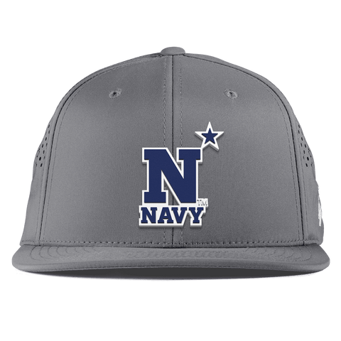 United States Naval Academy "Naval Academy Team Logo Navy" Flat Performance Slate