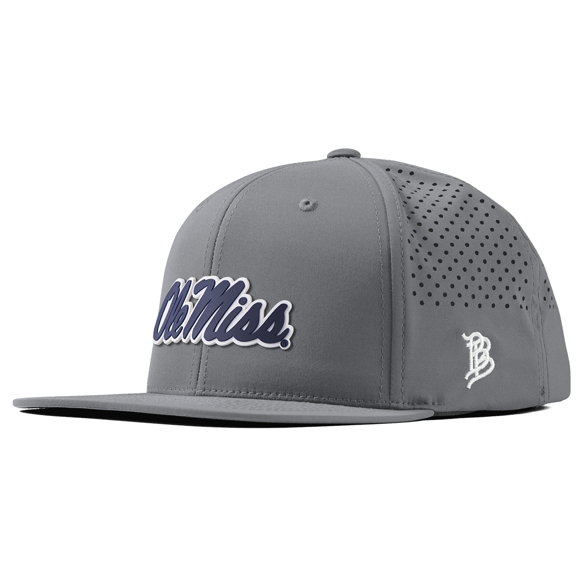 University of Mississippi "Ole Miss Navy Script" Flat Performance Slate