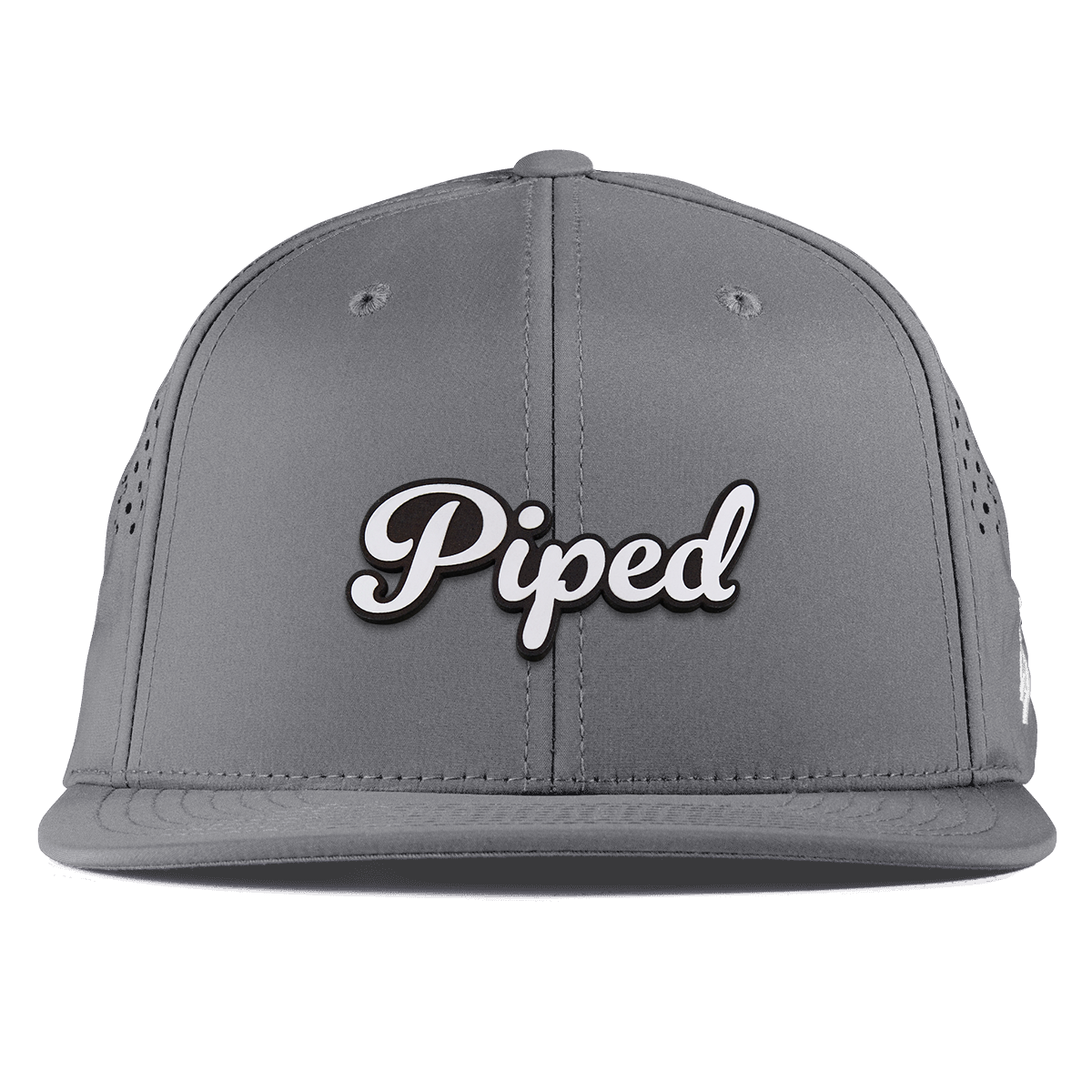 Piped Script Flat Performance Slate