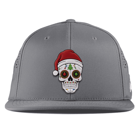 Santa Skull PVC Flat Performance Slate