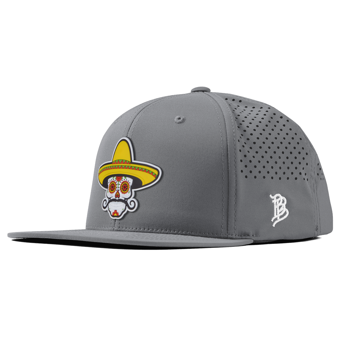 Sombrero Skull PVC Flat Performance Slate