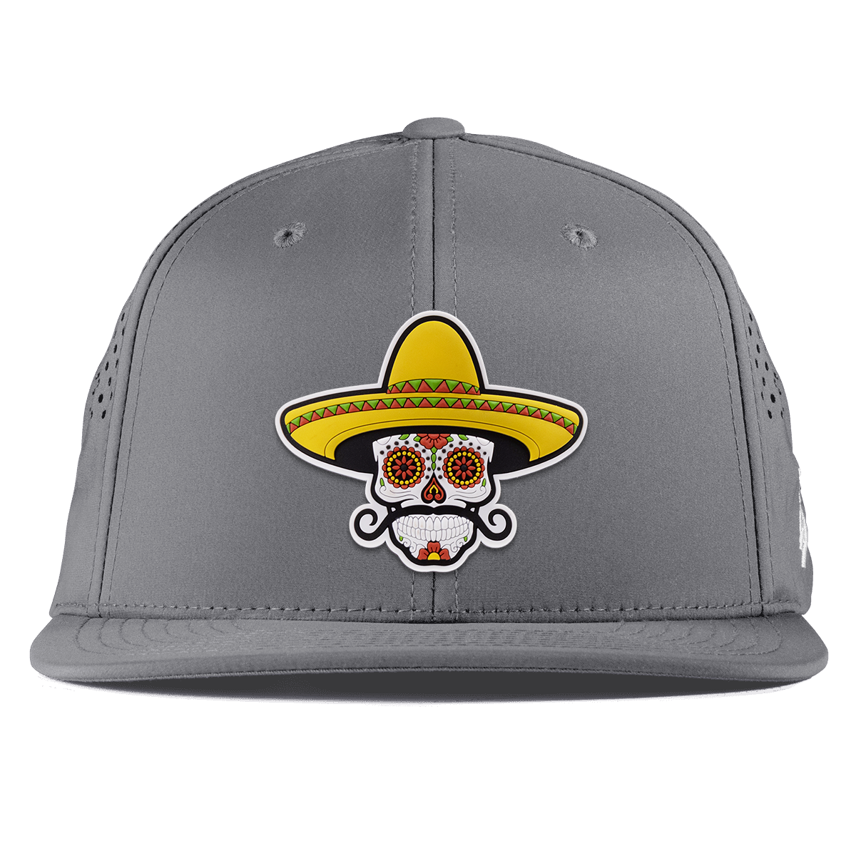 Sombrero Skull PVC Flat Performance Slate