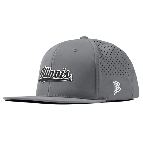 University of Illinois "Vintage Illinois Script" Flat Performance Blaze Slate Vintage