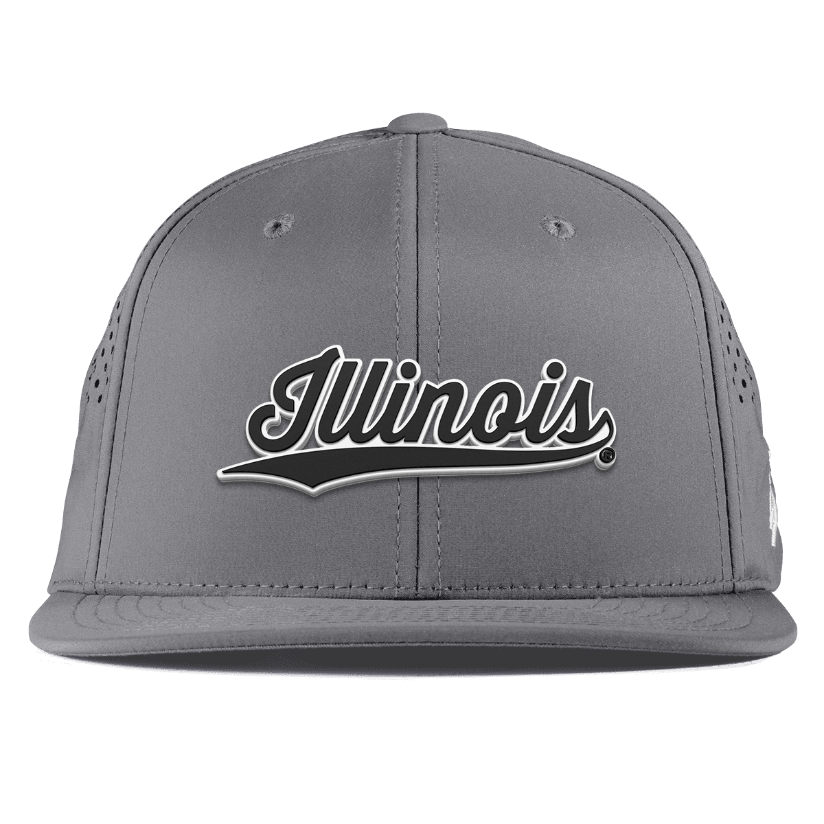 University of Illinois "Vintage Illinois Script" Flat Performance Blaze Slate Vintage