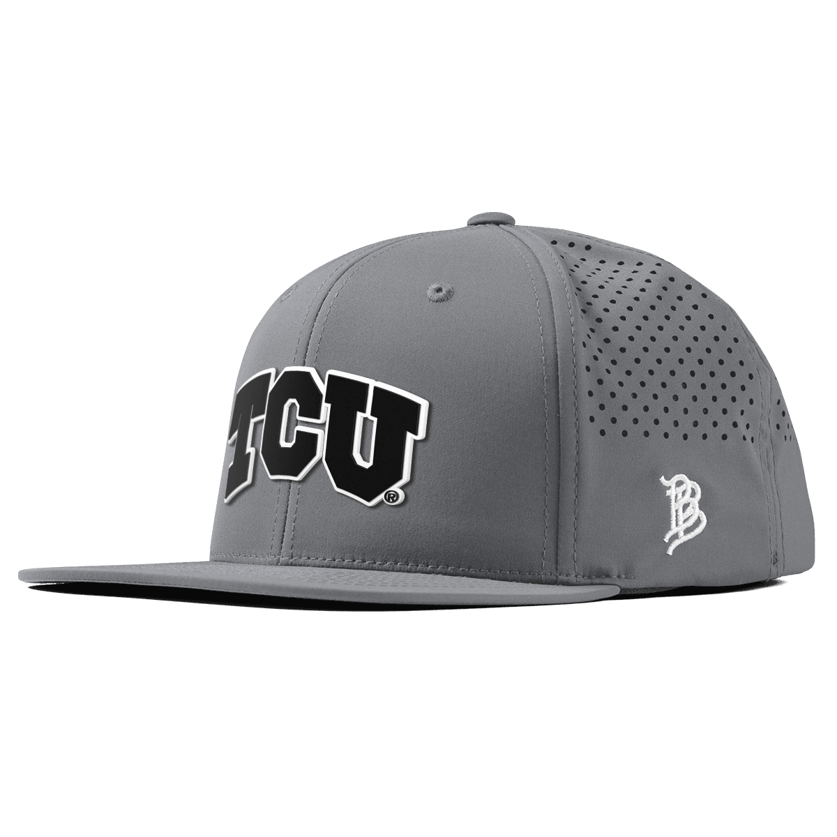 Texas Christian University "Vintage TCU Block" Flat Performance Slate