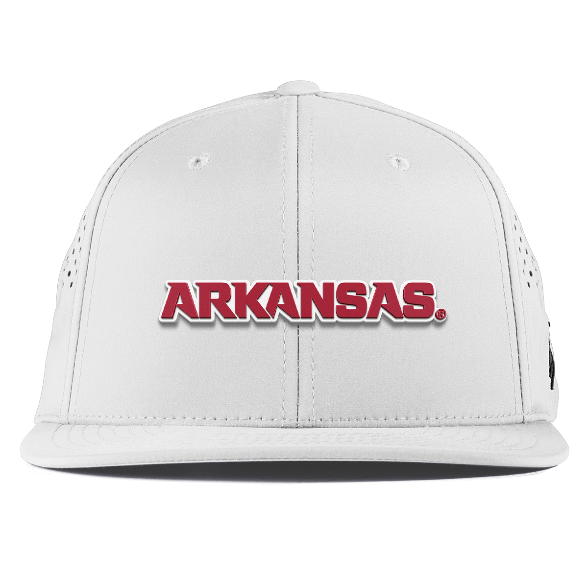 University of Arkansas "Arkansas Block" Flat Performance White