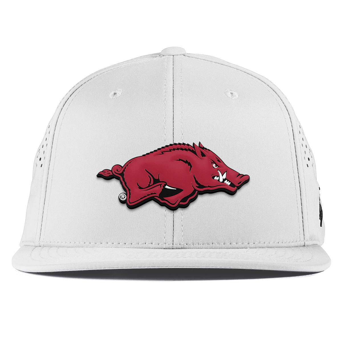 University of Arkansas "Arkansas Team Logo" Flat Performance White