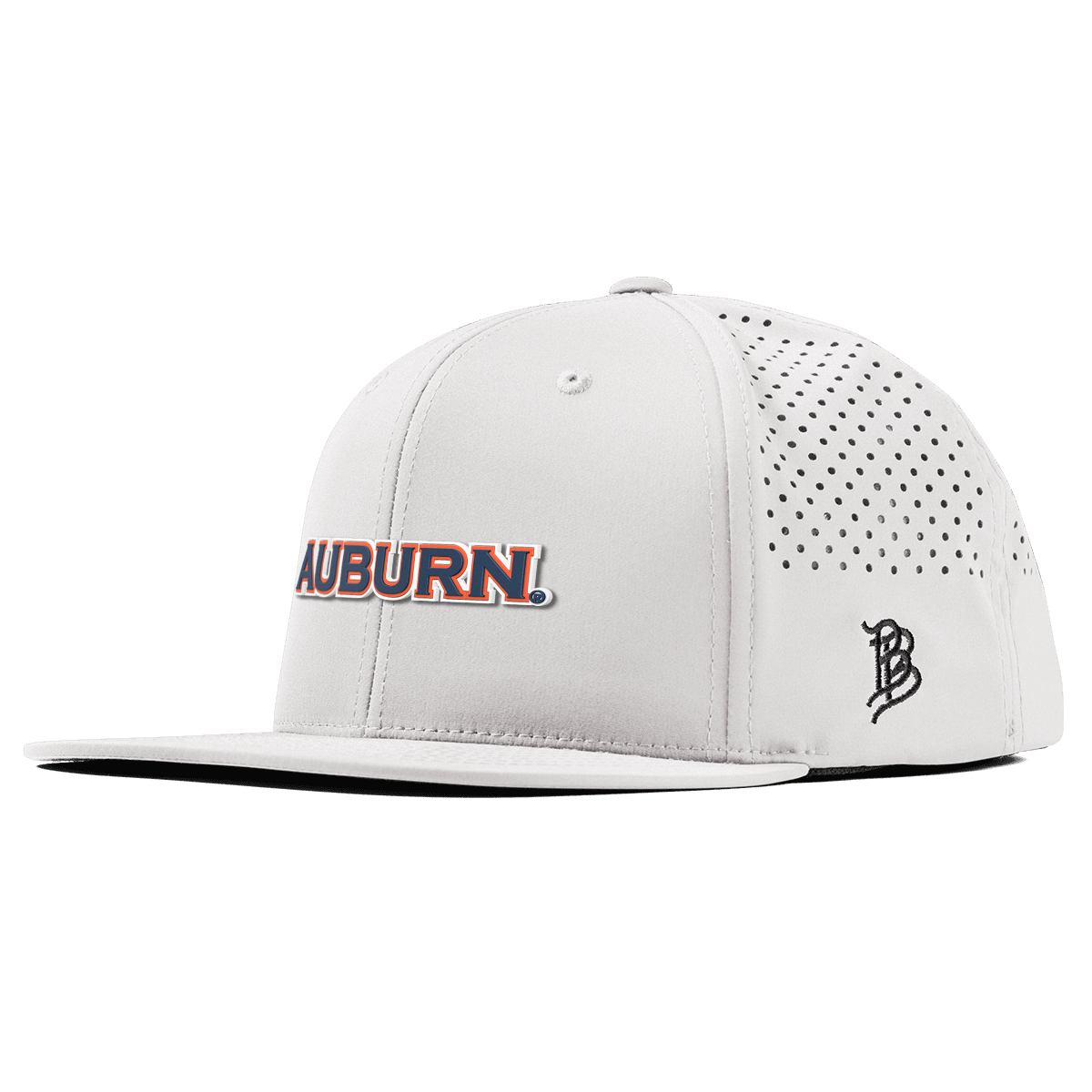 Auburn University "Auburn Block" Flat Performance White