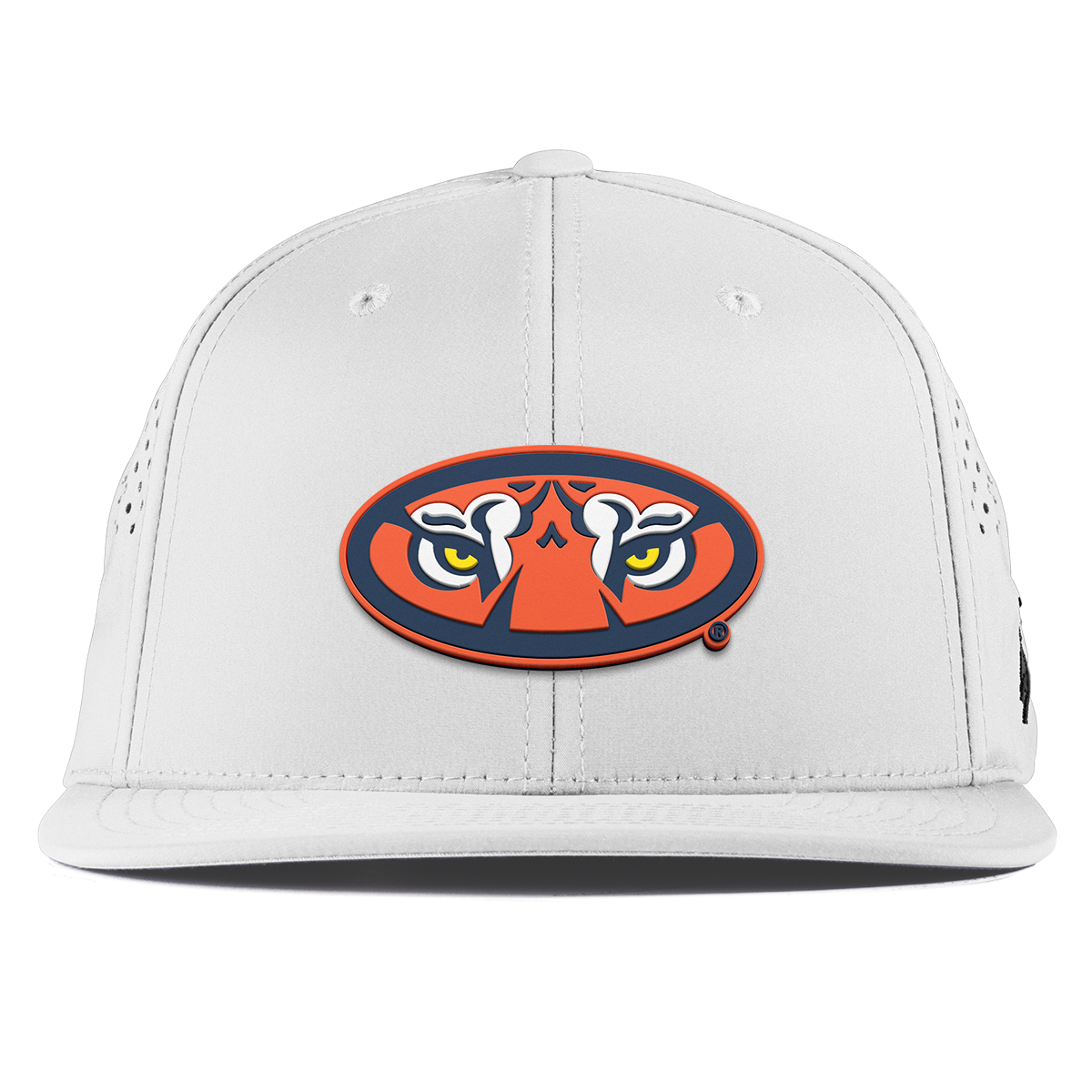 Auburn University "Auburn Tiger Eyes" Flat Performance White 
