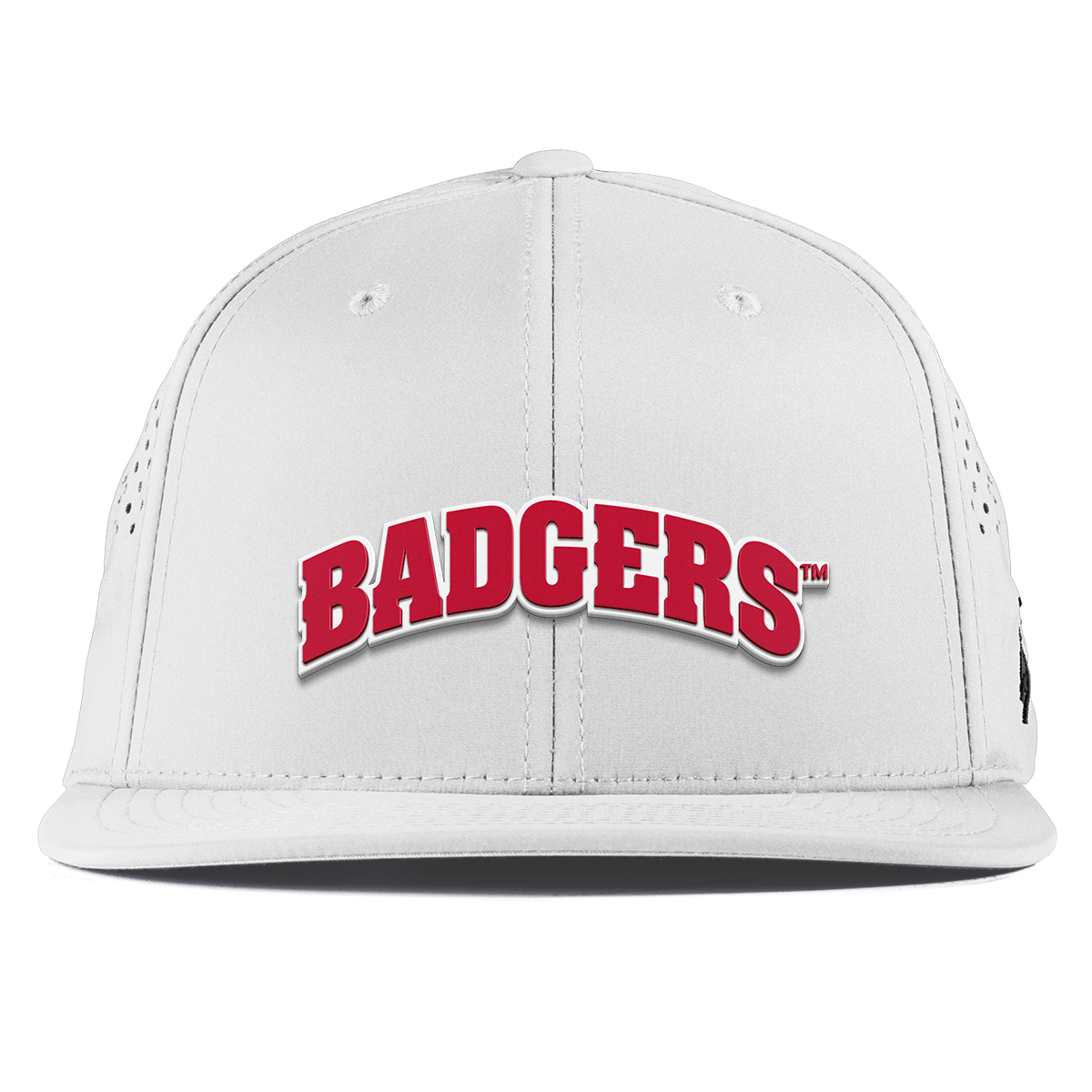 University of Wisconsin "Badgers Block" Flat Performance White