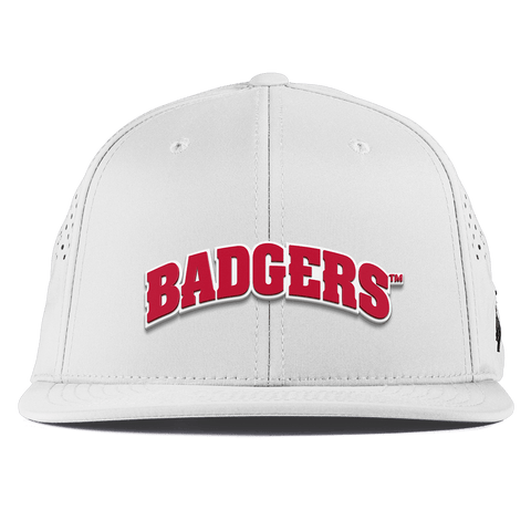 University of Wisconsin "Badgers Block" Flat Performance White