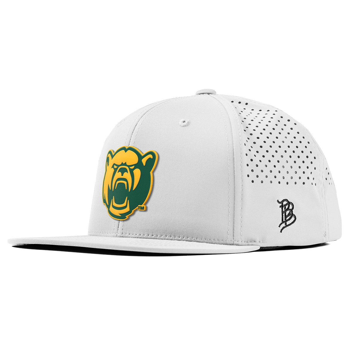Baylor University "Baylor Bear" Flat Performance White