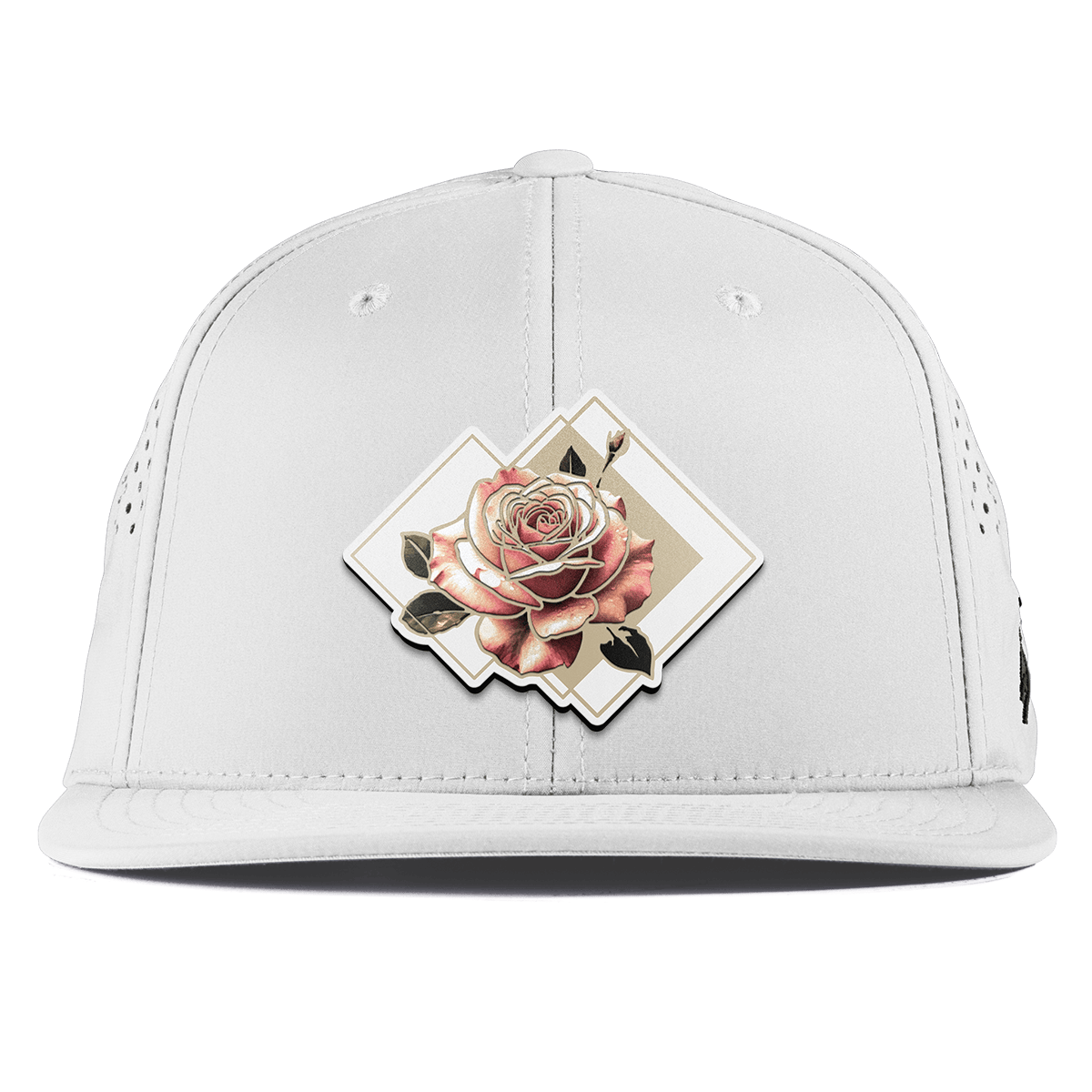 Blush Rose Flat Performance White