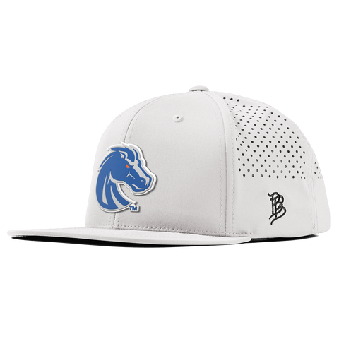 Boise State University "Boise State Broncos Gray" Flat Performance White