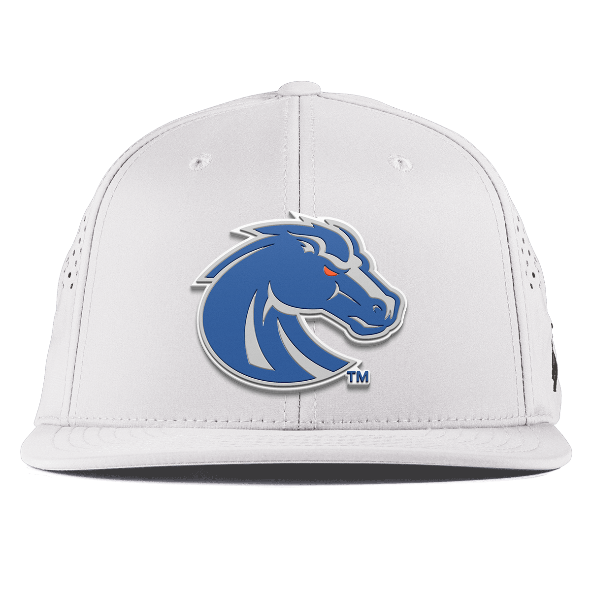Boise State University "Boise State Broncos Gray" Flat Performance White