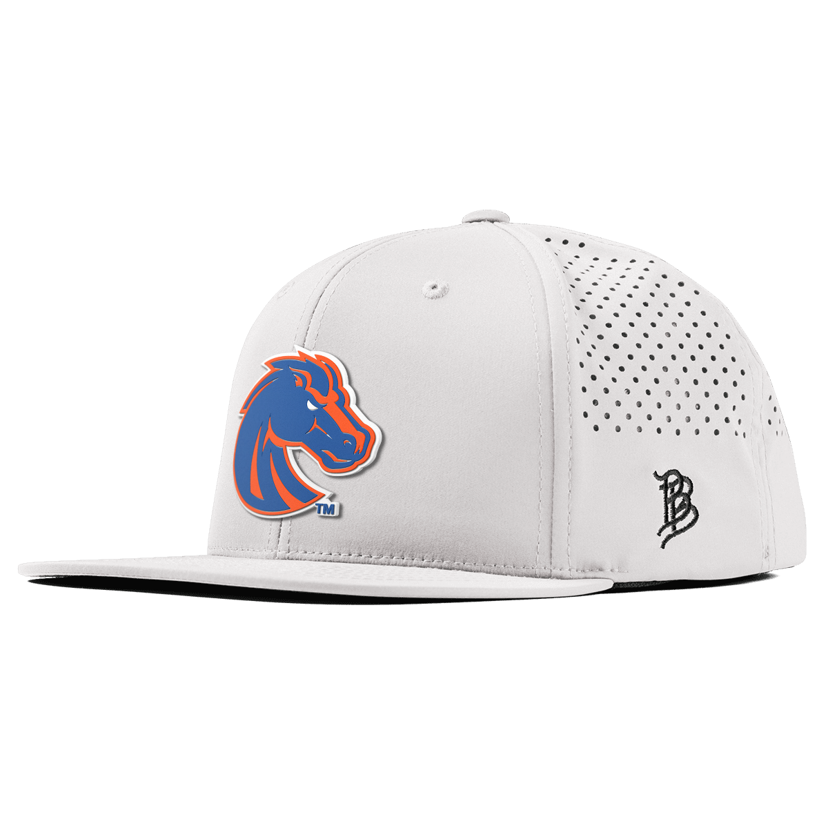 Boise State University "Boise State Broncos Orange" Flat Performance White