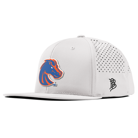 Boise State University "Boise State Broncos Orange" Flat Performance White